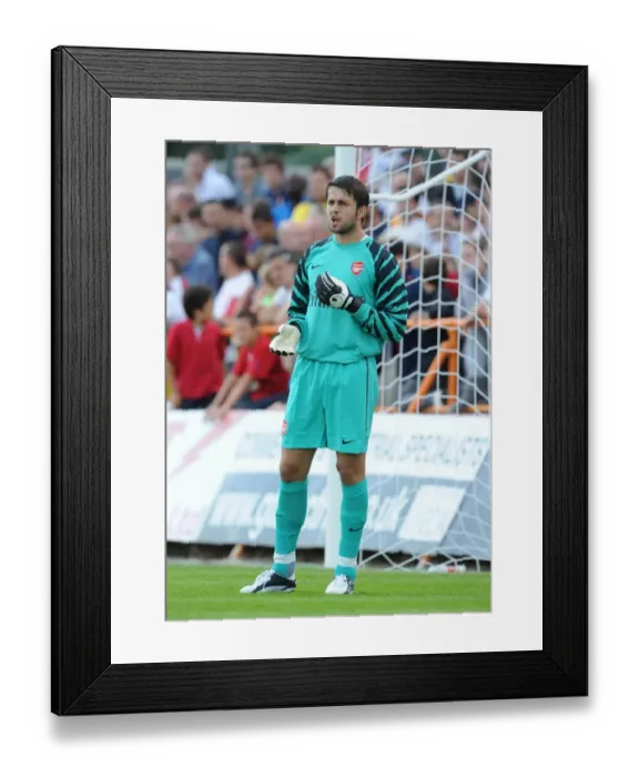 Framed Print : Arsenal's Fabianski Shines in 4-0 Pre-Season Victory over Barnet Framed Print : Arsenal's Fabianski Shines in 4-0 Pre-Season Victory over Barnet