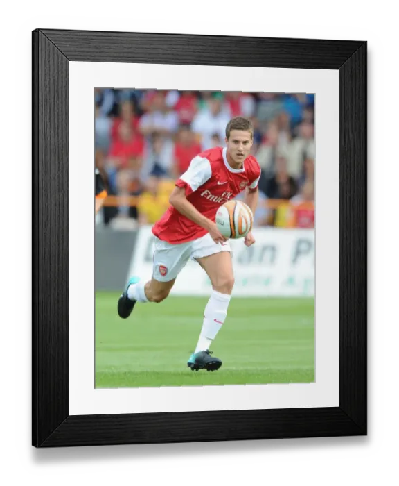 Framed Print : Conor Henderson Shines in Arsenal's 4-0 Pre-Season Victory over Barnet