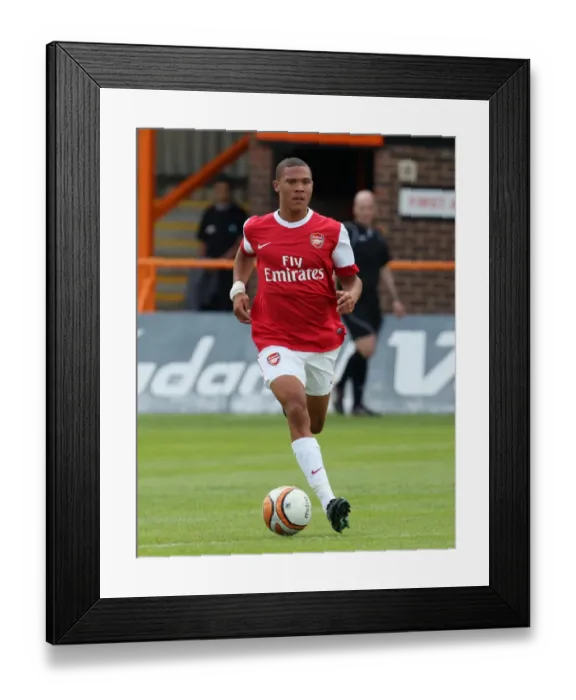 Framed Print : Arsenal's Kieran Gibbs Shines in 4-0 Pre-Season Victory over Barnet at Underhill Framed Print : Arsenal's Kieran Gibbs Shines in 4-0 Pre-Season Victory over Barnet at Underhill