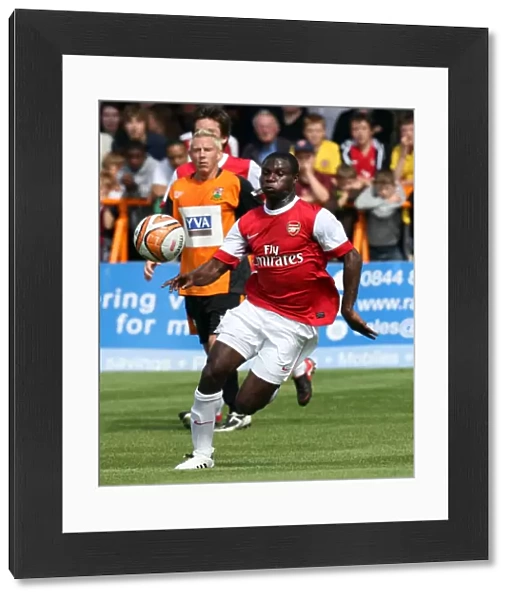 Emmanuel Frimpong (Arsenal). Barnet 0: 4 Arsenal. Pre Season Friendly. Underhill