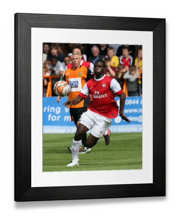 Framed Print : Emmanuel Frimpong (Arsenal). Barnet 0: 4 Arsenal. Pre Season Friendly. Underhill