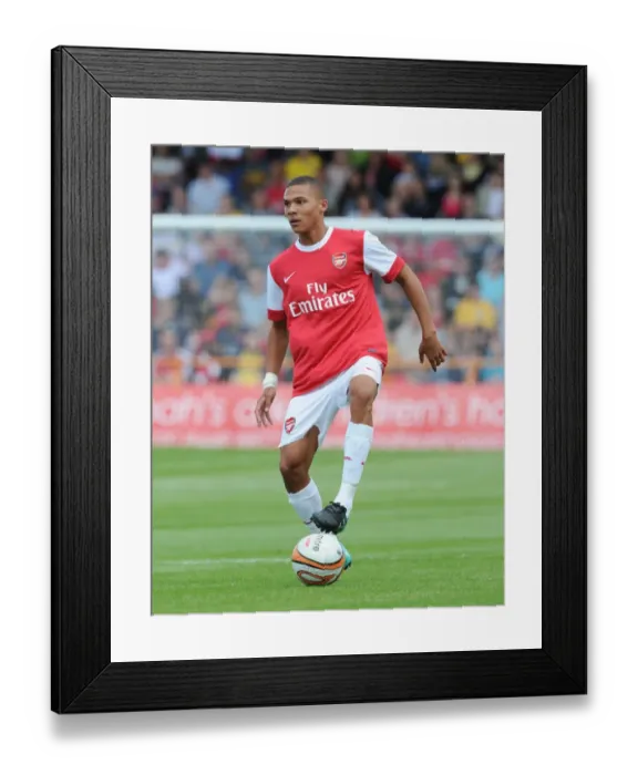 Framed Print : Arsenal's Kieran Gibbs Stars in 4-0 Pre-Season Win Against Barnet Framed Print : Arsenal's Kieran Gibbs Stars in 4-0 Pre-Season Win Against Barnet