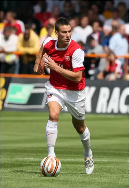 Laurent Koscielny (Arsenal). Barnet 0: 4 Arsenal. Pre Season Friendly. Underhill