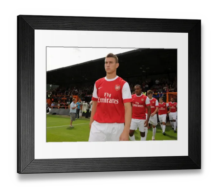 Framed Print : Koscielny's Dominance: Arsenal's 4-0 Pre-Season Victory over Barnet Framed Print : Koscielny's Dominance: Arsenal's 4-0 Pre-Season Victory over Barnet
