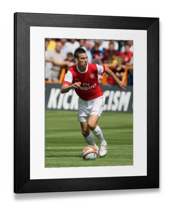 Framed Print : Arsenal's Koscielny Stars in Pre-Season Win: Barnet 0-4 Arsenal (17 / 7 / 10)