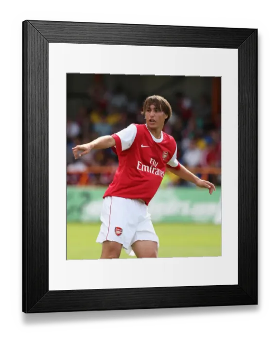 Framed Print : Arsenal's Ignasi Miquel Shines in Pre-Season Victory over Barnet (4-0) Framed Print : Arsenal's Ignasi Miquel Shines in Pre-Season Victory over Barnet (4-0)