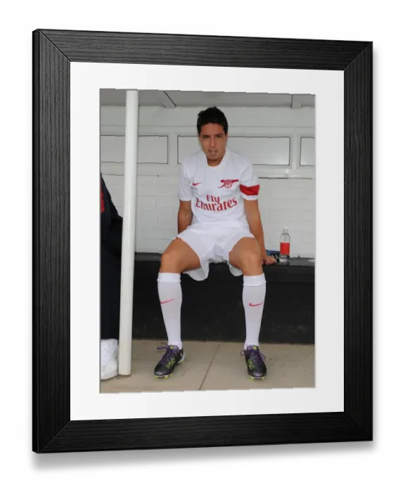 Framed Print : Samir Nasri's Brilliant Performance: Arsenal Dominates Barnet 4-0 in Pre-Season Friendly Framed Print : Samir Nasri's Brilliant Performance: Arsenal Dominates Barnet 4-0 in Pre-Season Friendly