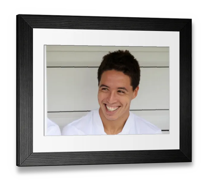 Framed Print : Arsenal's Samir Nasri Shines in Pre-Season Victory: 4-0 Crush over Barnet