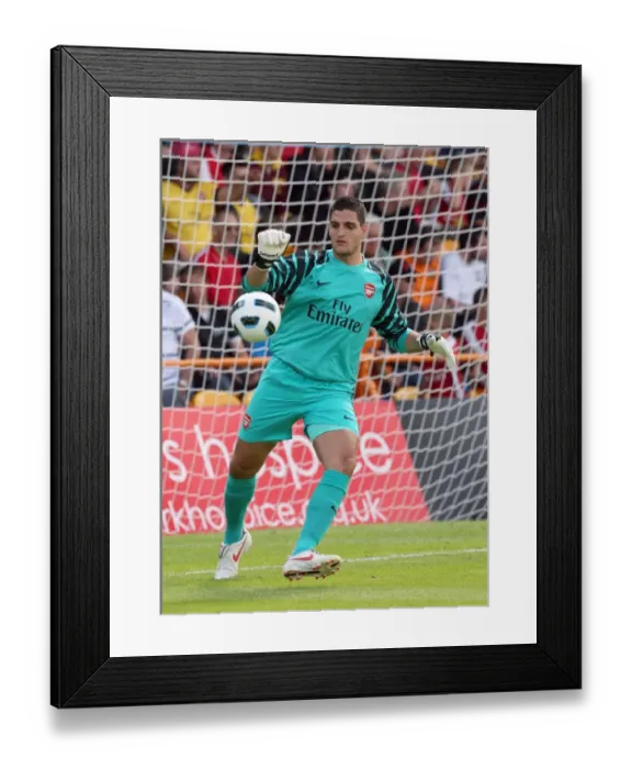 Framed Print : Arsenal's 4-0 Pre-Season Triumph: Vito Mannone's Shine Against Barnet (2010) Framed Print : Arsenal's 4-0 Pre-Season Triumph: Vito Mannone's Shine Against Barnet (2010)
