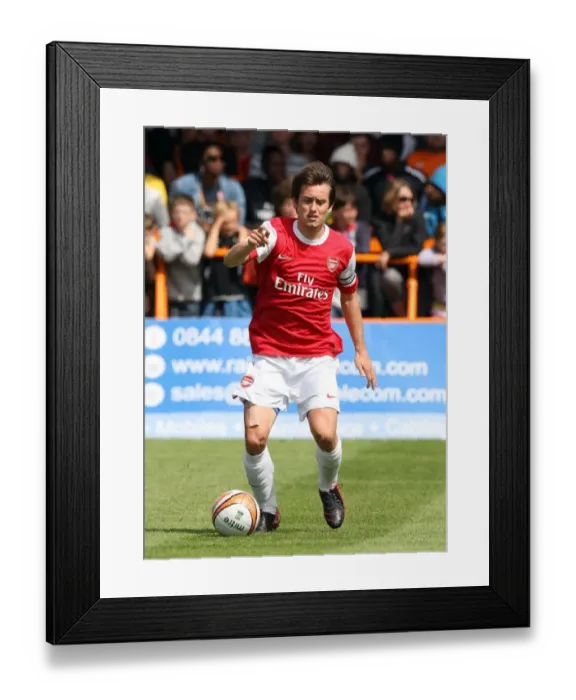 Framed Print : Arsenal's Rosicky Shines in 4-0 Pre-Season Victory over Barnet