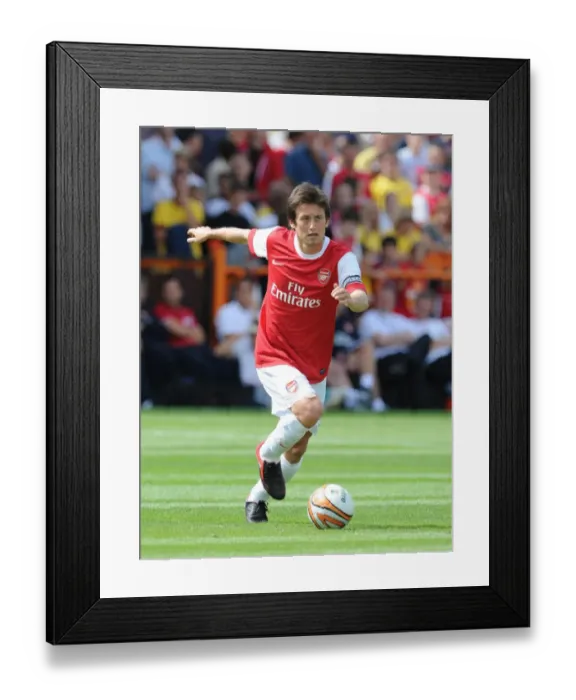 Framed Print : Arsenal's Tomas Rosicky Stars in 4-0 Pre-Season Win Against Barnet