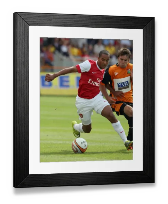 Framed Print : Theo Walcott (Arsenal). Barnet 0: 4 Arsenal. Pre Season Friendly. Underhill Framed Print : Theo Walcott (Arsenal). Barnet 0: 4 Arsenal. Pre Season Friendly. Underhill