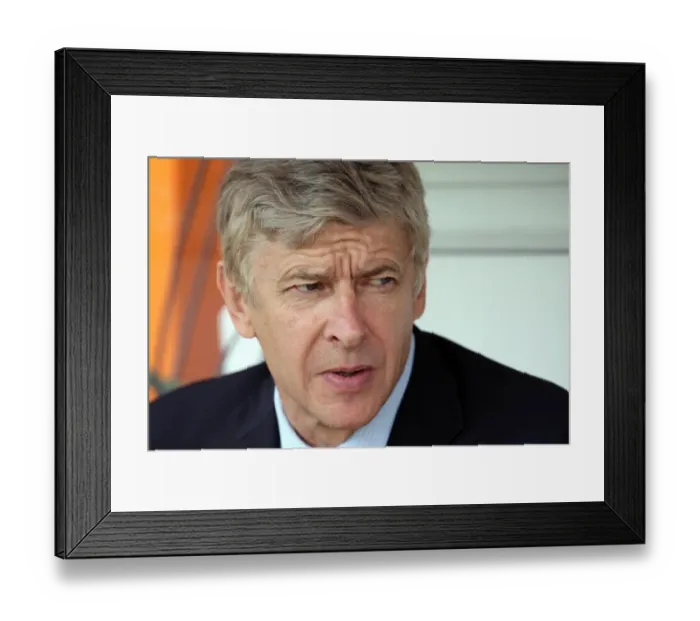 Framed Print : Arsene Wenger the Arsenal Manager. Barnet 0: 4 Arsenal. Pre Season Friendly