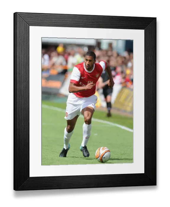 Framed Print : Armand Traore Shines in Arsenal's 4-0 Pre-Season Victory over Barnet Framed Print : Armand Traore Shines in Arsenal's 4-0 Pre-Season Victory over Barnet