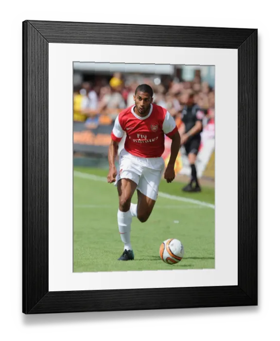 Framed Print : Armand Traore (Arsenal). Barnet 0: 4 Arsenal, Pre season friendly, Underhill Stadium Framed Print : Armand Traore (Arsenal). Barnet 0: 4 Arsenal, Pre season friendly, Underhill Stadium