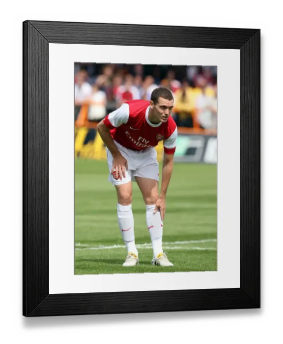 Framed Print : Thomas Vermaelen's Dominance: Arsenal Crush Barnet 4-0 in Pre-Season Friendly Framed Print : Thomas Vermaelen's Dominance: Arsenal Crush Barnet 4-0 in Pre-Season Friendly