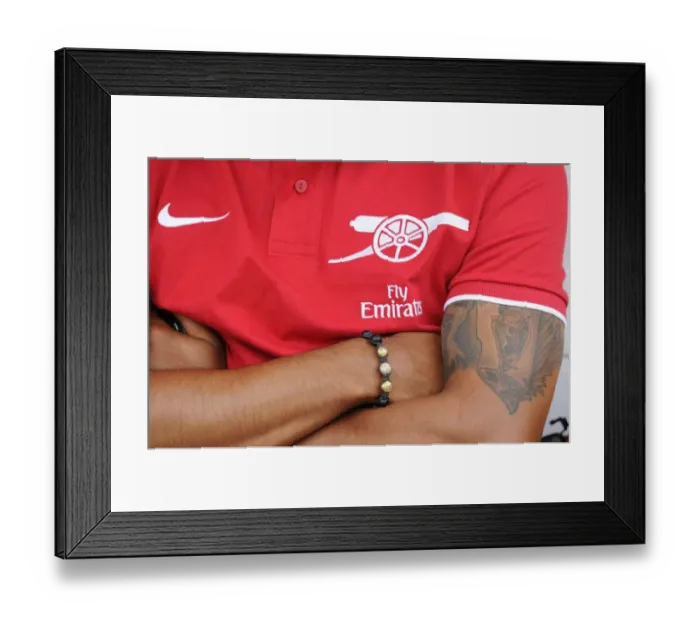 Framed Print : Theo Walcott Shines: Arsenal Dominates Barnet 4-0