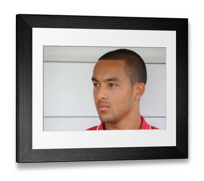 Framed Print : Theo Walcott's Unstoppable Performance: Arsenal Dominates Barnet 4-0 in Pre-Season Friendly