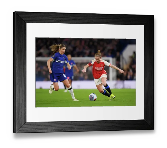 Framed Print : Chelsea FC v Arsenal FC - Barclays Women´s Super League Chelsea FC v Arsenal FC - Barclays Women´s Super League
