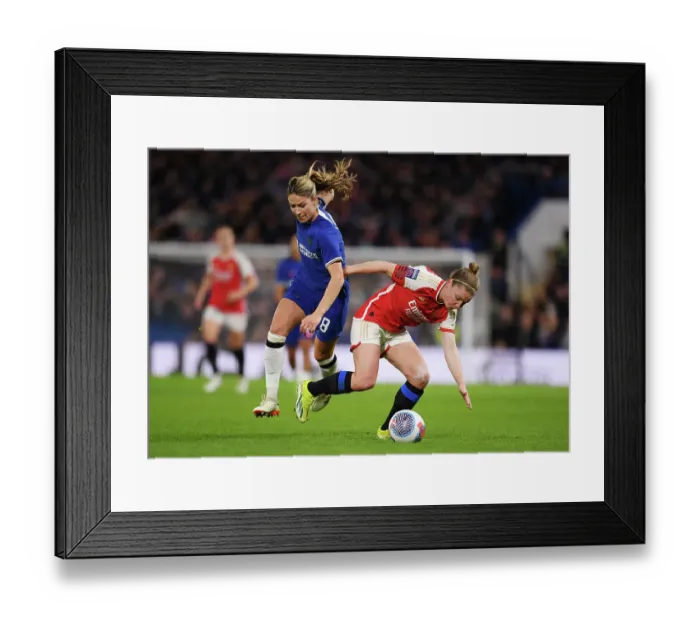 Framed Print : Chelsea FC v Arsenal FC - Barclays Women´s Super League Chelsea FC v Arsenal FC - Barclays Women´s Super League