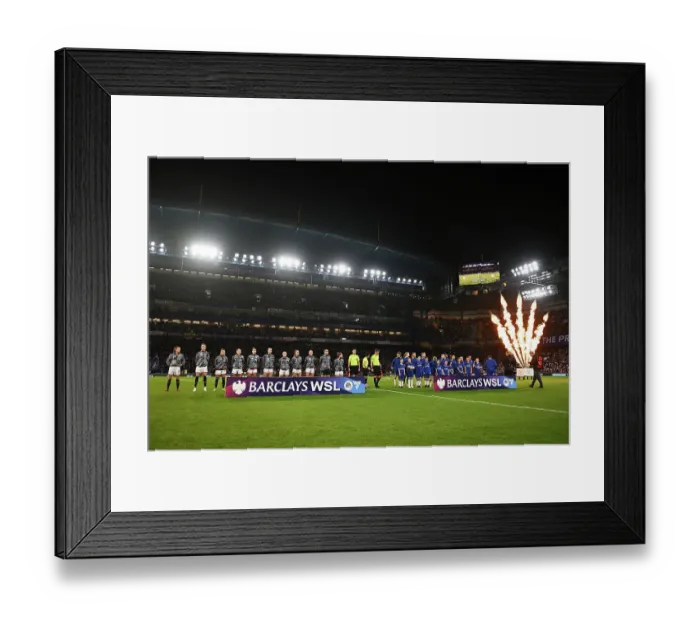Framed Print : Chelsea FC v Arsenal FC - Barclays Women´s Super League Chelsea FC v Arsenal FC - Barclays Women´s Super League