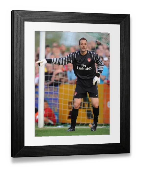 Framed Print : Arsenal's Almunia Shines: 4-0 Victory Over SC Neusiedl Framed Print : Arsenal's Almunia Shines: 4-0 Victory Over SC Neusiedl
