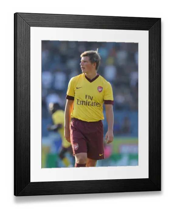Framed Print : Andrey Arshavin (Arsenal). Sturm Graz 0: 4 Arsenal, Graz, Austria, 21  /  7  /  2010