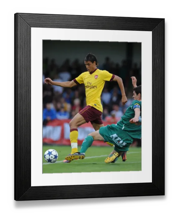 Framed Print : Marouane Chamakh (Arsenal) Dombi (Neusiedl). SC Neusiedl 0: 4 Arsenal, Sportzentrum Neusiedl Framed Print : Marouane Chamakh (Arsenal) Dombi (Neusiedl). SC Neusiedl 0: 4 Arsenal, Sportzentrum Neusiedl