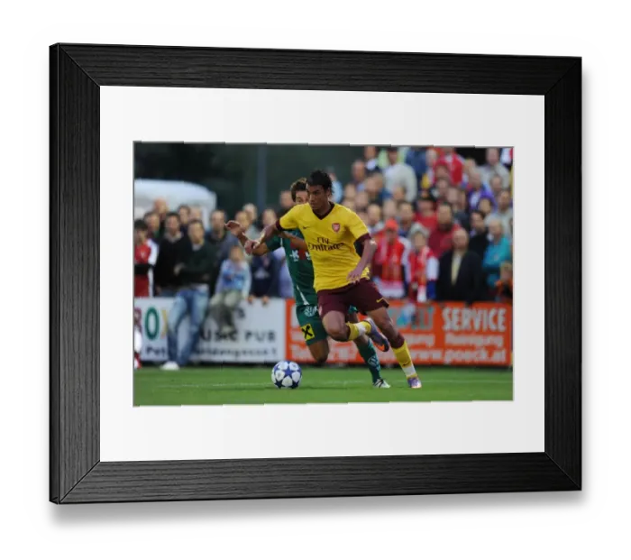 Framed Print : Marouane Chamakh (Arsenal) Linshalm (Neusiedl). SC Neusiedl 0: 4 Arsenal Framed Print : Marouane Chamakh (Arsenal) Linshalm (Neusiedl). SC Neusiedl 0: 4 Arsenal