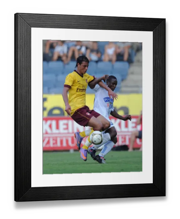 Framed Print : Arsenal's Chamakh Shines: 4-0 Thrashing of Sturm Graz (2010-11) Framed Print : Arsenal's Chamakh Shines: 4-0 Thrashing of Sturm Graz (2010-11)