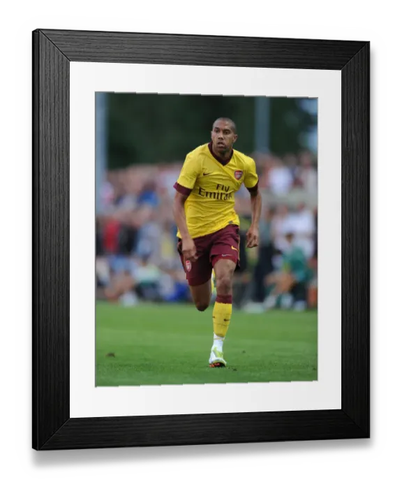 Framed Print : Gael Clichy (Arsenal). SC Neusiedl 0: 4 Arsenal, Sportzentrum Neusiedl, Austria, 27  /  7  /  2010