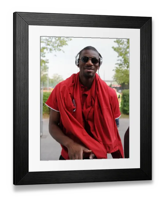 Framed Print : Abou Diaby's Dominance: Arsenal Crushes SC Neusiedl 4-0, Austria, 2010 Framed Print : Abou Diaby's Dominance: Arsenal Crushes SC Neusiedl 4-0, Austria, 2010