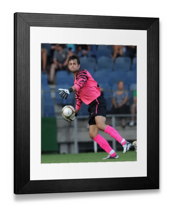 Framed Print : Lucasz Fabianski (Arsenal). Sturm Graz 0: 4 Arsenal, Graz, Austria, 21  /  7  /  2010
