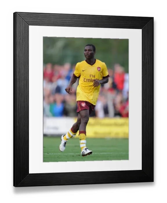 Framed Print : Emmanuel Frimpong (Arsenal). SC Neusiedl 0: 4 Arsenal, Sportzentrum Neusiedl