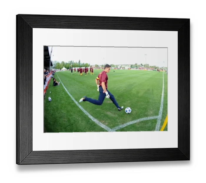 Framed Print : Vito Mannone's Star Turn: Arsenal's Impressive 4-0 Win Over SC Neusiedl
