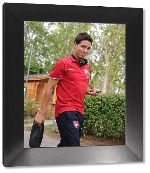 Arsenal's Samir Nasri Shines in 4-0 Win Over SC Neusiedl, Austria 2010