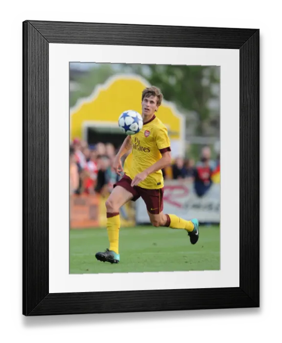 Framed Print : Havard Nordveit (Arsenal). SC Neusiedl 0: 4 Arsenal, Sportzentrum Neusiedl