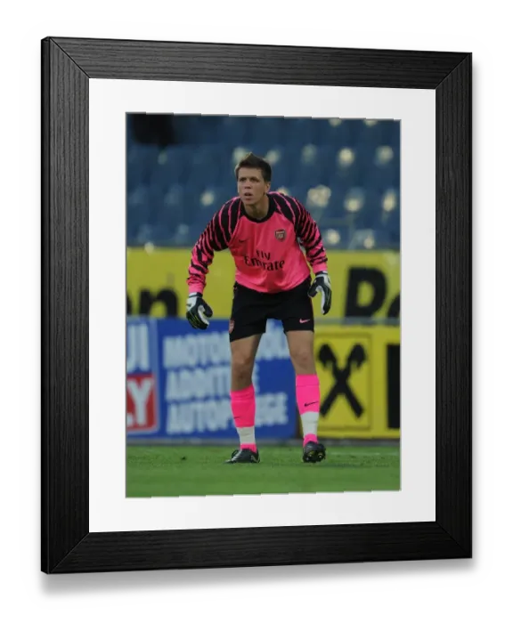 Framed Print : Wojciech Szszesny (Arsenal). Sturm Graz 0: 4 Arsenal, Graz, Austria, 21  /  7  /  2010