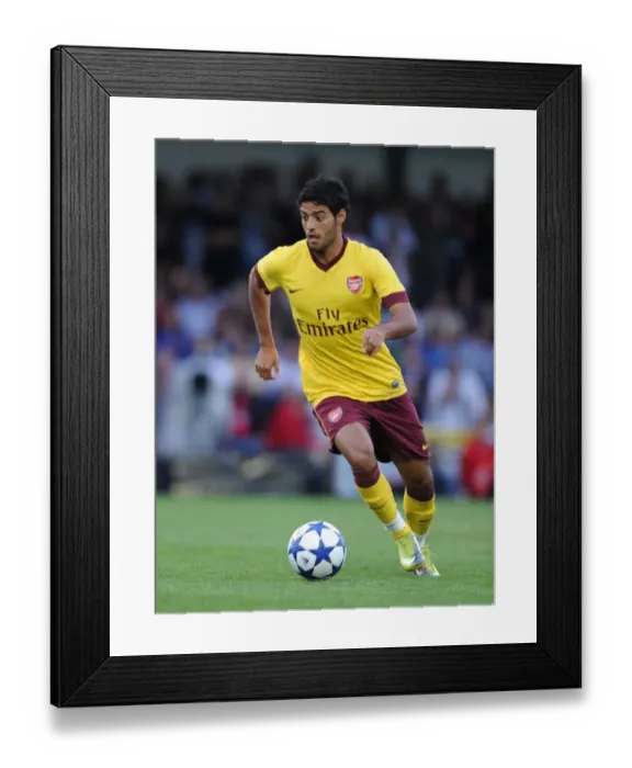 Framed Print : Arsenal's Carlos Vela Scores Four Goals in Dominant 4-0 Win Over SC Neusiedl (July 27, 2010)