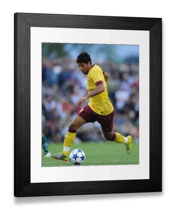 Framed Print : Carlos Vela (Arsenal). SC Neusiedl 0: 4 Arsenal, Sportzentrum Neusiedl, Austria, 27  /  7  /  2010