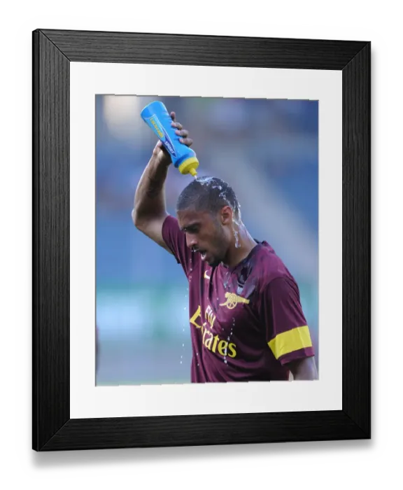 Framed Print : Armand Traore (Arsenal). Sturm Graz 0: 4 Arsenal, Graz, Austria, 21  /  7  /  2010
