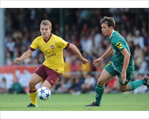 Jack Wilshere (Arsenal) Seywerth (Neusiedl). SC Neusiedl 0: 4 Arsenal, Sportzentrum Neusiedl