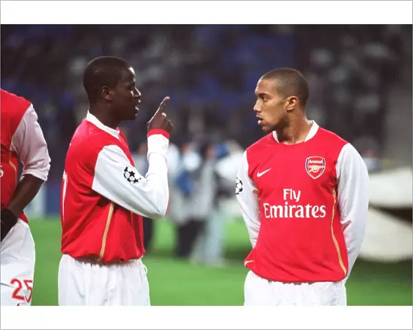 Emmanuel Eboue and Gael Clichy (Arsenal)