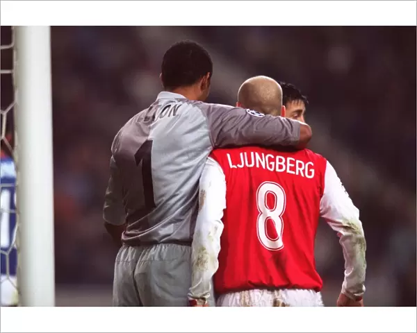Freddie Ljungberg (Arsenal) Helton (Porto)
