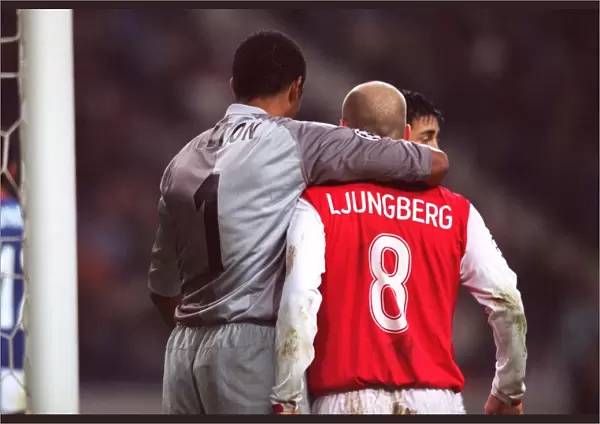 Freddie Ljungberg (Arsenal) Helton (Porto)
