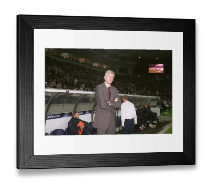 Framed Print : Arsene Wenger at the Helm: 0-0 Stalemate Against FC Porto in Champions League Group Stage Framed Print : Arsene Wenger at the Helm: 0-0 Stalemate Against FC Porto in Champions League Group Stage