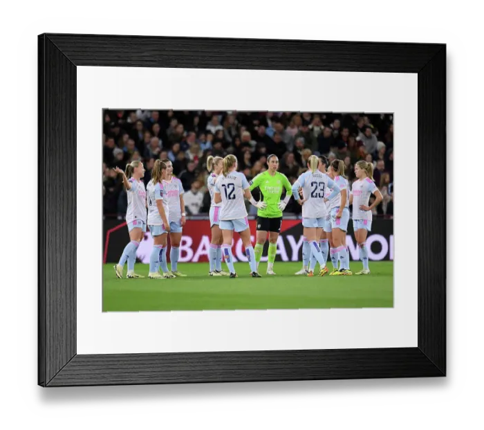 Framed Print : Aston Villa v Arsenal FC - Barclays Women's Super League