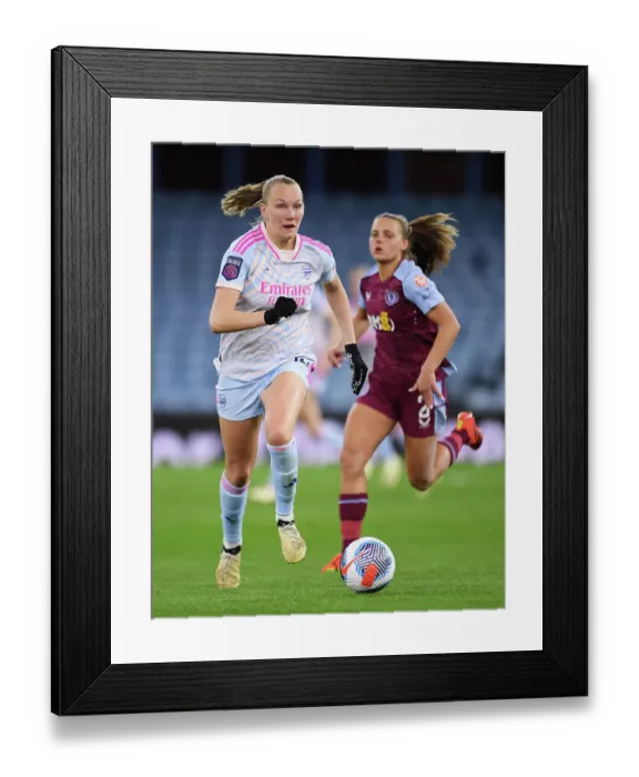 Framed Print : Aston Villa v Arsenal FC - Barclays Women's Super League