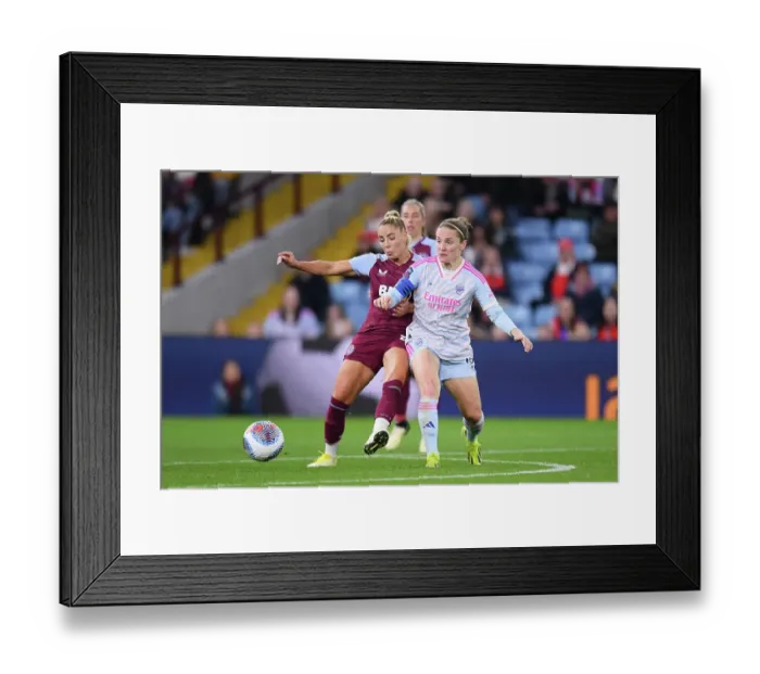 Framed Print : Aston Villa v Arsenal FC - Barclays Women's Super League