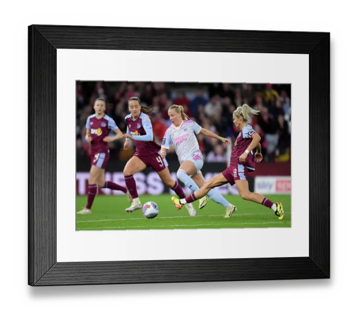 Framed Print : Aston Villa v Arsenal FC - Barclays Women's Super League